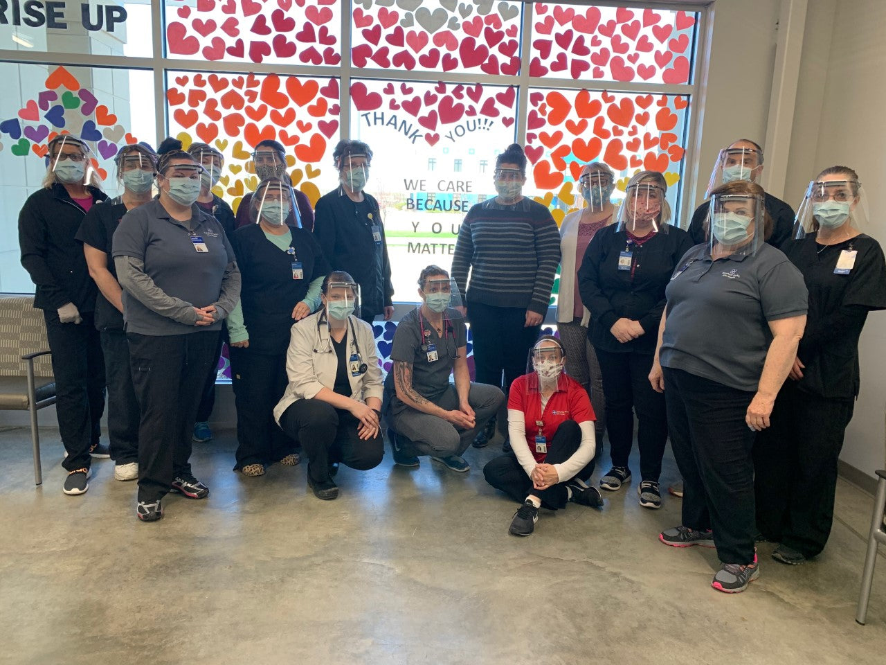 Healthcare workers from UnityPoint 