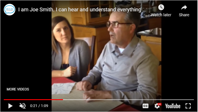 Screenshot link to youtube: I am Joe... I have ALS